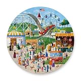 Review Gibsons Games  / Gibsons Puzzle - Fairground Frolics (500 pieces - circular)