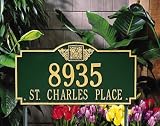 Decorative Wall Plaque - Monogram One Line Monogram - Estate Wall 23.25 &acute; x 12.25 &acute; - B000RM8EGS