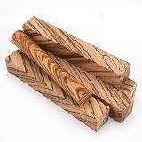 Diagonal Cut Zebrawood Pen Blank 5-pc