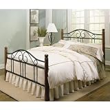 Matte Black/Maple Finish Weston Headboard - King