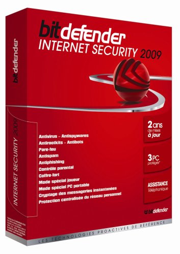 BitDefender Internet Security 2009 (3 Postes, 2 ans)