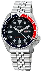 Seiko Men's SKX175 Automatic Dive Silver-Tone Watch