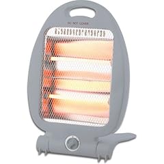 Quarz-Heizung 2-Stufen, Heizstrahler mit 800 Watt, Kippschutzschalter, energiesparend, sicherer Stand, angenehme W�rme auch f�r Rheuma und Allergiker, grau, NEU + OVP