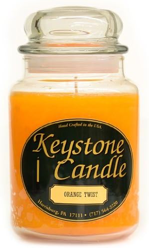 26 oz Orange Twist Jar Candles