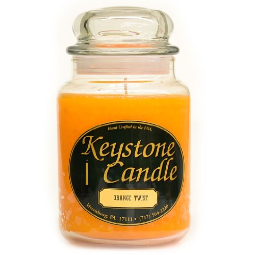 26 oz Orange Twist Jar Candles