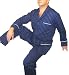 Armani International Alexander Pajama-Set (2 Pc) Classically Tailored European Made Linen and Linen-Cotton