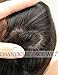 Chantiche® Brazilian Italian Yaki Gluless Silk Top Lace Front Wigs 5A Remy Human Hair with Baby Hair 130% Density Natural Color Medium Size Cap Medium Brown Lace