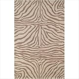 Trans Ocean 2033/19 Ravella Zebra Brown Indoor / Outdoor Rug Size: 36" x 56" Rectangle