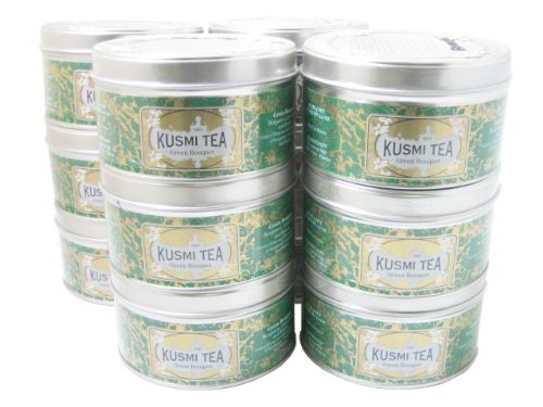 Kusmi China Green Tea with Citrus (Case of 12 - 4.4oz Tins) - Free Shipping by Citrus Green Teas