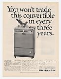 1966 KitchenAid Superba Convertible Dishwasher Print Ad (13295)
