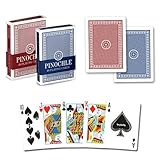 Pinochle Playing Cards (Pack of 12), Red/Blue