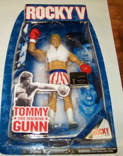 WWE Action Figure-TOMMY GUNN ROCKY SERIES 5/6 JAKKS BOXING FIGURE-Jakks WWE Action Figure