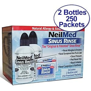 discount NeilMed Sinus Rinse, 2 Bottles, 250 Premixed Packets - Value Pack for sale