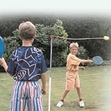 from Wilton Bradley Baseline Swing Tennis With 2 Rackets Set Model BGG1001