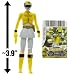 Yellow Ranger ~3.9" mini-figure w/ mini-collector card: Power Rangers - Angel Warriors [Tensou Sentai Goseiger] (Japanese Import)_s-1