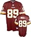 Santana Moss Jersey: Reebok Dark Red Replica #89 Washington Redskins Jersey - XX-Large