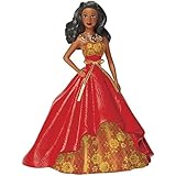 1 X Holiday Barbie African American 2nd In Series 2014 Carlton Heirloom Ornament
