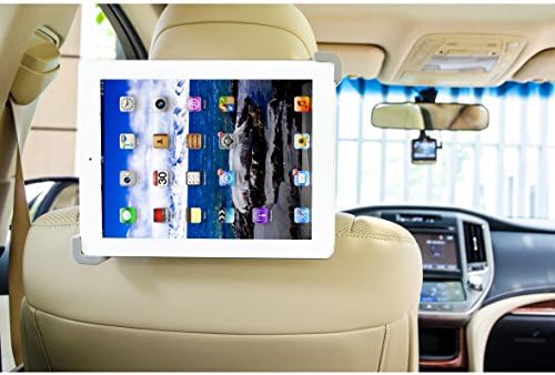 Galaxy tablet holder, (Upated Design) ,iPad car mount,oPesea Car Headrest Holder for Tablets 7" to 11", 90° Vertically Adjustable and 360° Rotating,Back Seat Tablet Cradler