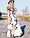 Roiii Women's Casual V Neck Sleeveless Elastic Striped Maxi Cocktail Party Dress