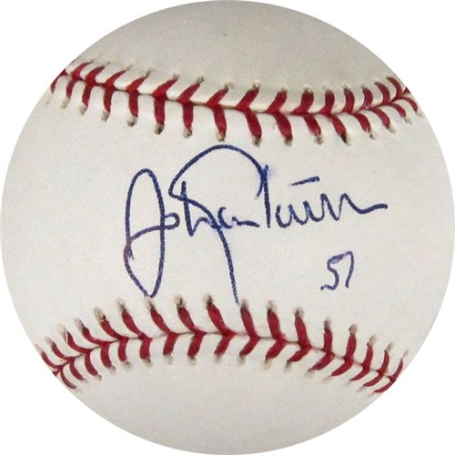 Johan Santana Autographed/Hand Signed Baseball (James Spence)