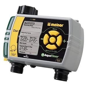 Melnor 3060 6-Cycle Electronic AquaTimer Digital Dual Hose Timer by