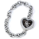 Ladies MLB Chicago White Sox Heart Watch