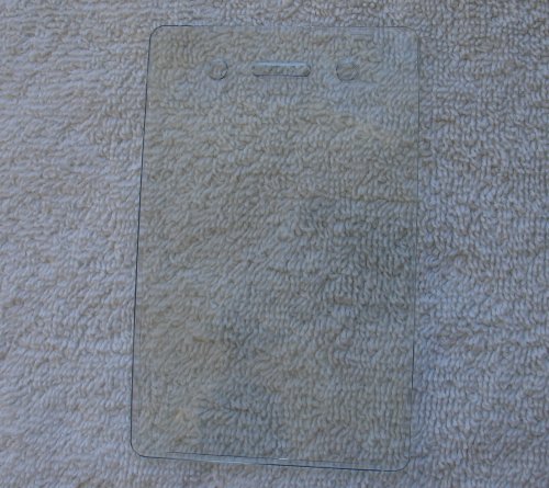 Clear Vinyl Vertical Secure Card Holder - ID-Badge-Key-Reel