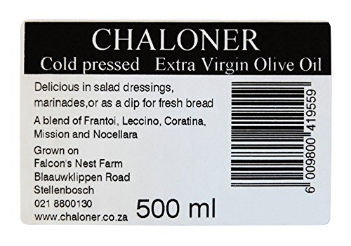 Chaloner Extra Virgin Olive Oil 500ml Gold Award Winner