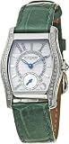 Wittnauer Women's Belasco 36 Diamond 27 mm Watch - Silver Dial, Green Strap 10R08  for Sale