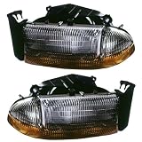 1997-2004 Dodge Dakota Pickup Truck 1998-2003 Dodge Durango Headlights Headlamps Head... by Aftermarket