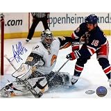 Ryan Miller Autographed Kick Save Vs. Sean Avery 16x20 Photograph - Model MILLPHS016019