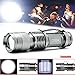Enjoydeal Mini 1200Lm CREE Q5 LED Adjustable Zoom Focus Flashlight Torch Sliver Silve