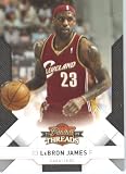 2009 /10 Panini Threads Basketball Card # 1 LeBron James Cleveland Cavaliers Mint Condition - Shipped In Protective ScrewDown Display Case!