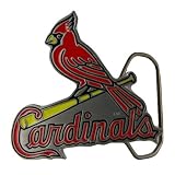 MLB St Louis Cardinals Pewter Belt Buckle