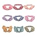 niceEshop(TM)Baby Girls Ear Headband Hair Bow Tie Newborn headband set