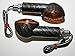 Mini-Blinker, Cateye, langer Stiel, Carbonlook, Glas getönt, E-gep., Paar