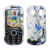 Blue Vine Design Snap-On Cover Case for Samsung Intensity 2 U460