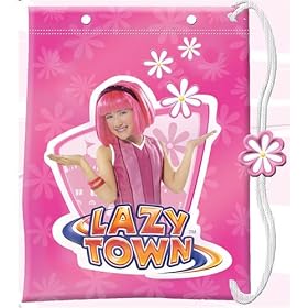 Lazy Town Stephanie Pink Swim Bag