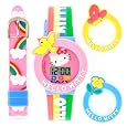 Hello Kitty Kids` Interchangable Strap and Bezel Watch Set #HK1455