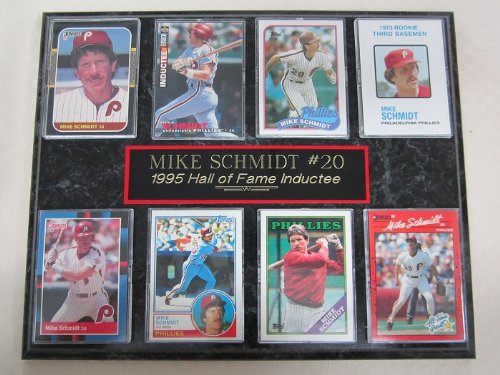 Philadelphia Phillies Mike Schmidt 8 Card Plaque