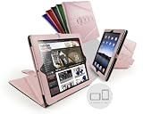 Picture Of Tuff-Luv Tri-Axis Stasis Faux Leather Case for iPad 2, Pink