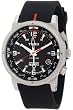 Timex #T2N724 Men's Intelligent Quartz Black Resin Strap Compass Watch