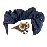 St. Louis Rams Blue Hair Scrunchie - Hair Twist - Ponytail Holder