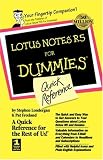 Lotus Notes R5 for Dummies Quick Reference