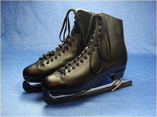 Eiskunstlauf-Schlittschuhe, Herren, Kunstleder