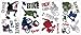 RoomMates RMK1690SCS Extreme Sports Peel and Stick Wall Decals 10 inch x 18 inch