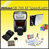Nikon SB-700 AF Speedlight Flash with Opteka SB-110 Universal Gel Studio So ....