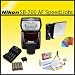 Nikon SB-700 AF Speedlight Flash with Opteka SB-110 Universal Gel Studio Soft Box, 4x AA Batteries and Charger and Cleaning Kit for D40, D60, D3000, D3100, D5000, D5100, D7000, D300s, D3 & D3s Digital SLR Cameras