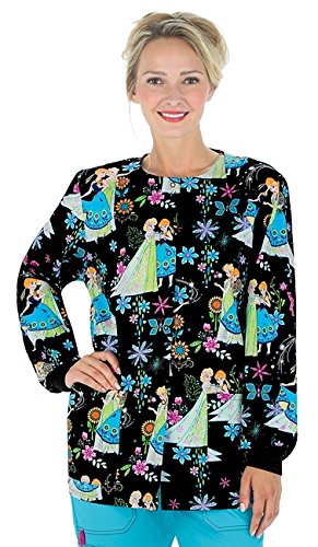 Tooniforms by Cherokee Women's Crew Neck Warm-Up Jacket