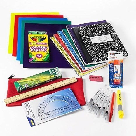 Middle School Back to School Essentials 26 Piece Supply Pack